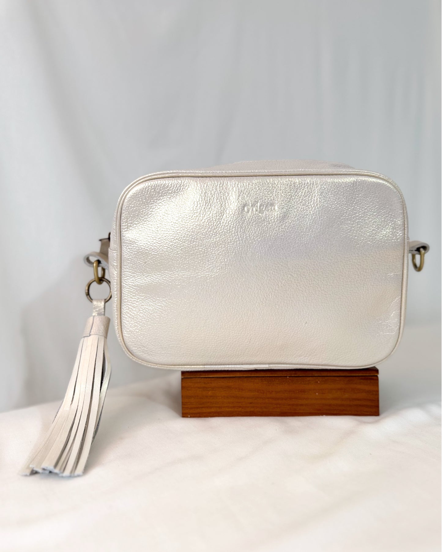 Bandolera Aura - Blanco perlado